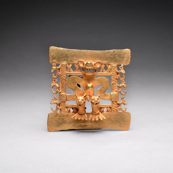Carbonera Gold Pectoral of a Jaguar Deity