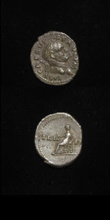 Silver Denarius of Emperor Vespasian