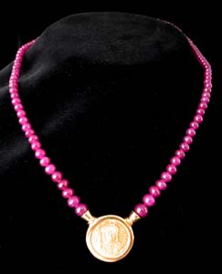 Gold Coin of Byzantine Emperor Justinian the Great