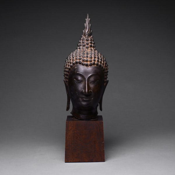 Ayutthaya Bronze Buddha Head