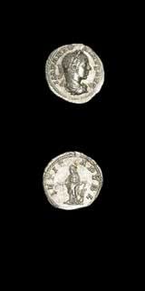 Silver Denarius of Emperor Elagabalus