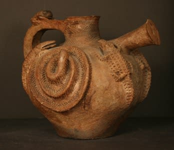 African Terracotta Altar Vessel