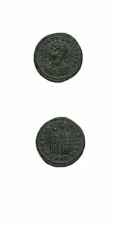 Bronze Coin of Constantius II Struck While Caesar