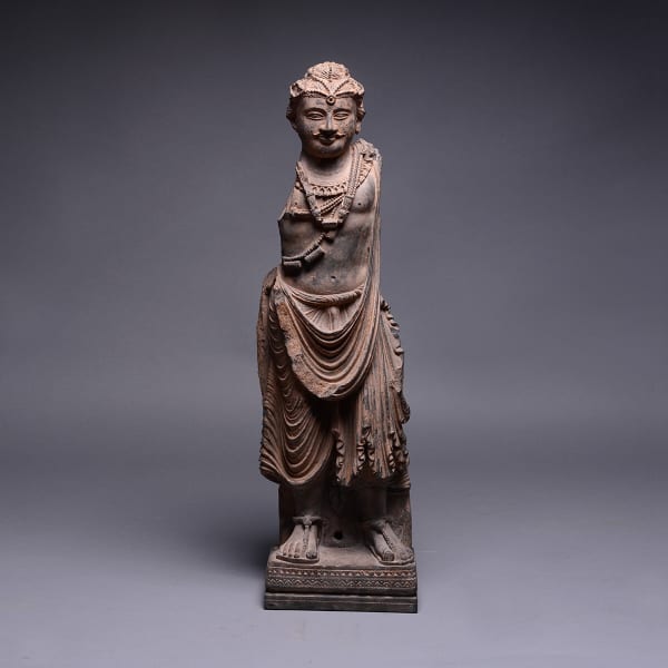 Gandhara Schist Sculpture of a Bodhisattva
