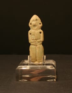 Colima Greestone Effigy Amulet