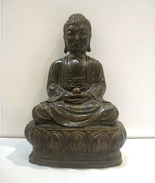 Ming Bronze Seated Buddha