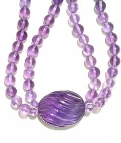 Amethyst Bead Necklace