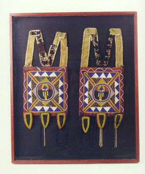 Pair of Yoruba Beaded Panels
