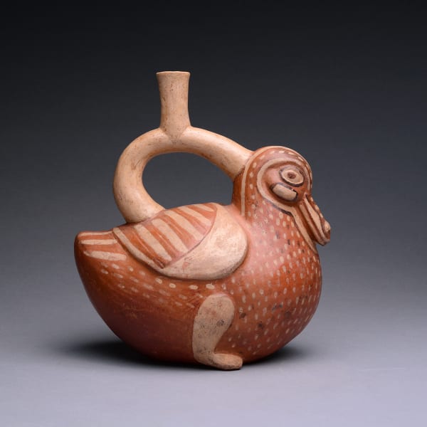 Muscovy Duck Effigy Vessel