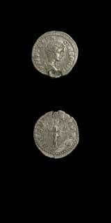 Silver Denarius of Geta Struck While Caesar