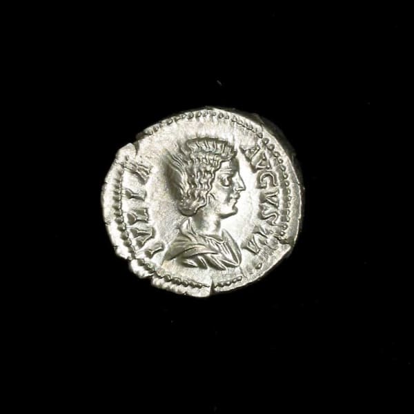 Silver Denarius of Empress Julia Domna