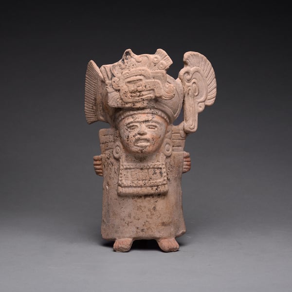 Mayan Terracotta Whistle in the Form of a Priest
