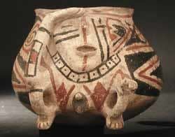 Casas Grandes Polychrome Pot with Two Guardians