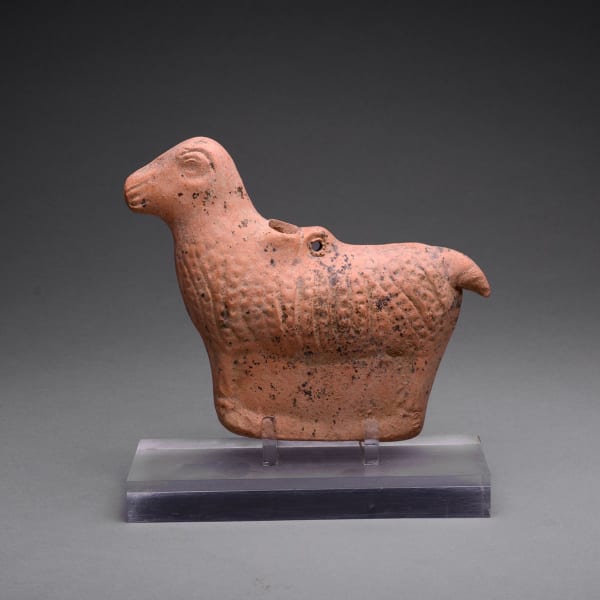 Roman Period Sculpture of a Stylized Sheep