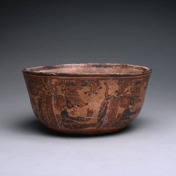 Mayan Polychrome Bowl