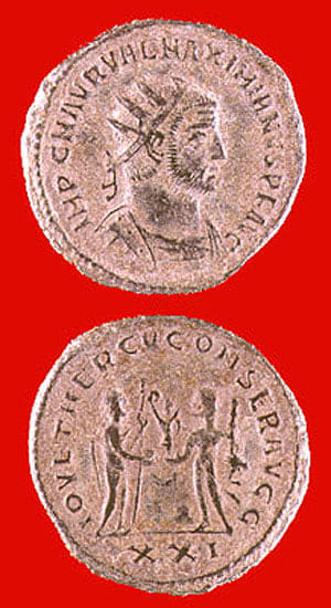 Bronze Antoninianus of Emperor Maximianus