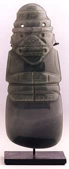 Central Pacific Jade Figure-Celt Pendant