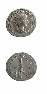 Silver Antoninianus of Emperor Gordian III