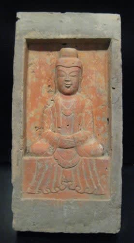 Northern Wei Brick from a Buddhist Shrine