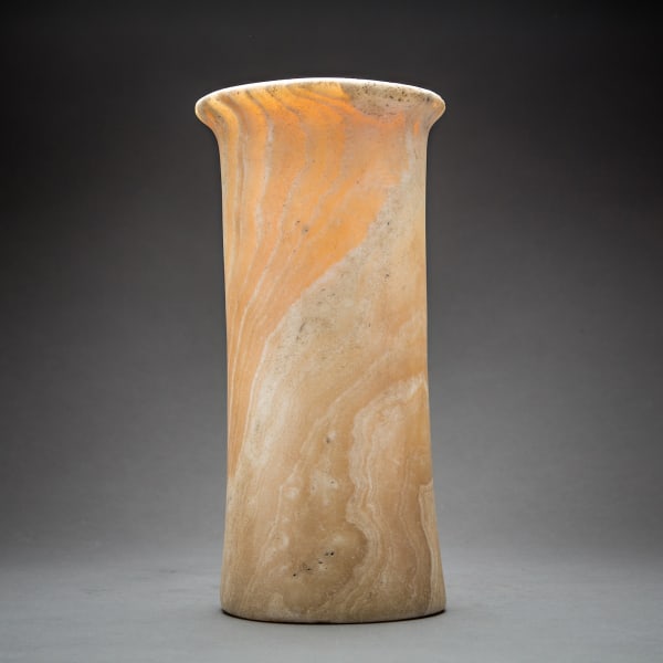 Bactrian Alabaster Cylindrical Vessel