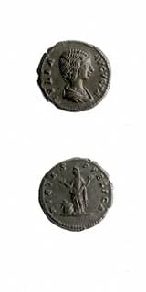 Silver Denarius of Empress Julia Domna