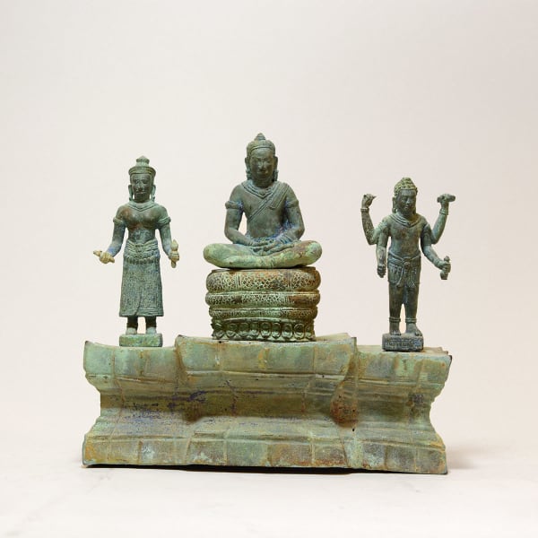 Khmer Bronze Triad