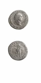Silver Denarius of Emperor Titus