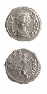 Silver Denarius of Empress Julia Domna
