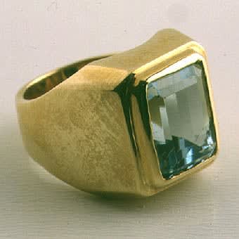 Aquamarine Ring