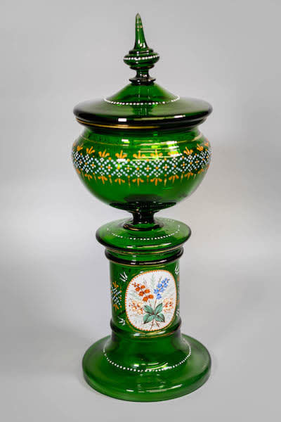 Bohemian Glass Vessel