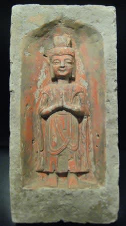 Northern Wei Brick from a Buddhist Shrine