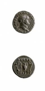 Silver Denarius of Emperor Vespasian