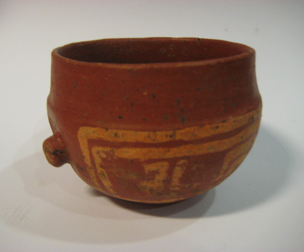 Mayan Painted Terracotta Bowl