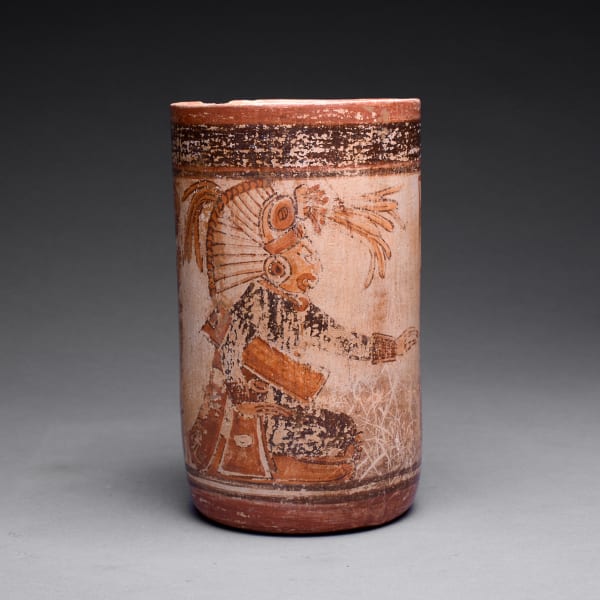 Mayan Polychrome Vessel