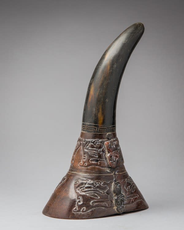 Chinese rhino horn cup