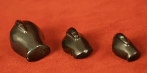 Set of Three Middle/New Kingdom Stone Duck Weights