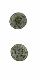 Bronze Coin of Constantius II Struck While Caesar