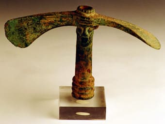 Bronze Anthropomorphic Axe Head