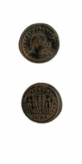 Bronze Coin of Constantius II Struck While Caesar