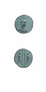 Bronze Coin of Constantius II Struck While Caesar
