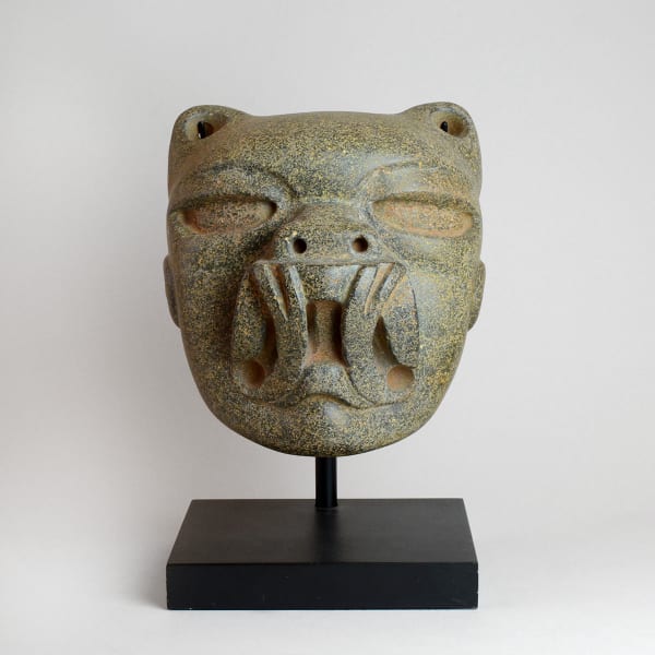 Olmec Stone Jaguar Head