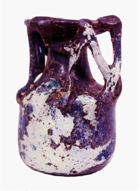 Roman Blue Glass Vase
