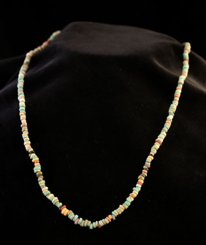 Egyptian New Kingdom Faience Bead Necklace