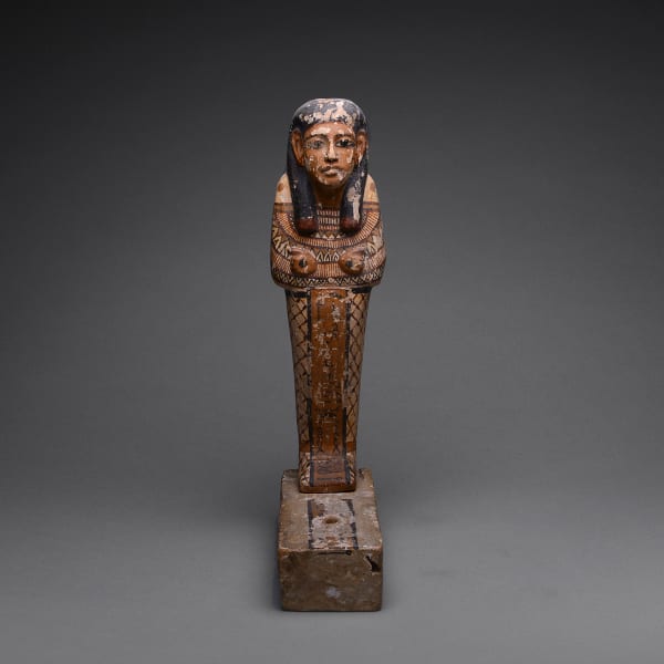 Wood Polychrome Sculpture Ptah-Sokar-Osiris