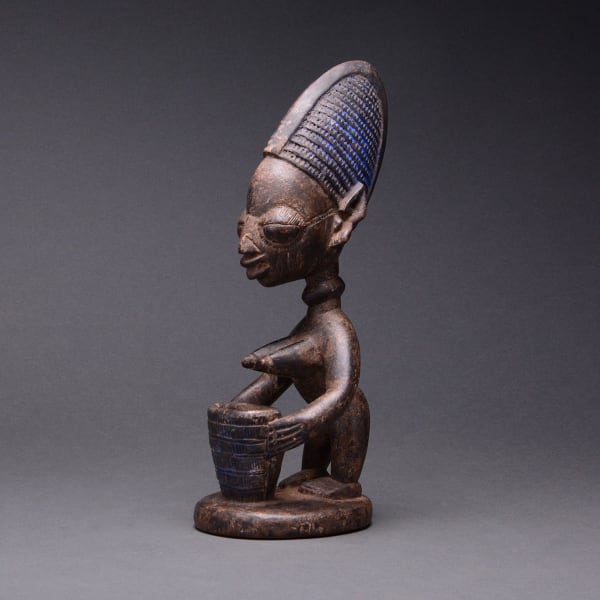 Yoruba Wooden Shrine Figure