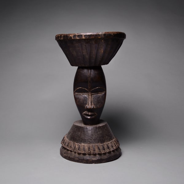 Dan Stool with Two Masks