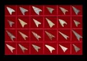 Set of Twenty-Four Neolithic Flint Arrowheads