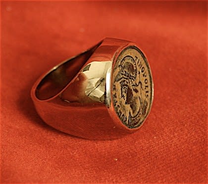 Roman Bronze Coin Of Emperor Constantine the Great