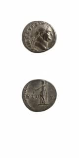 Silver Denarius of Emperor Vespasian