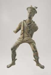 Sculpture of Mercury with Inlaid Silver Eyes